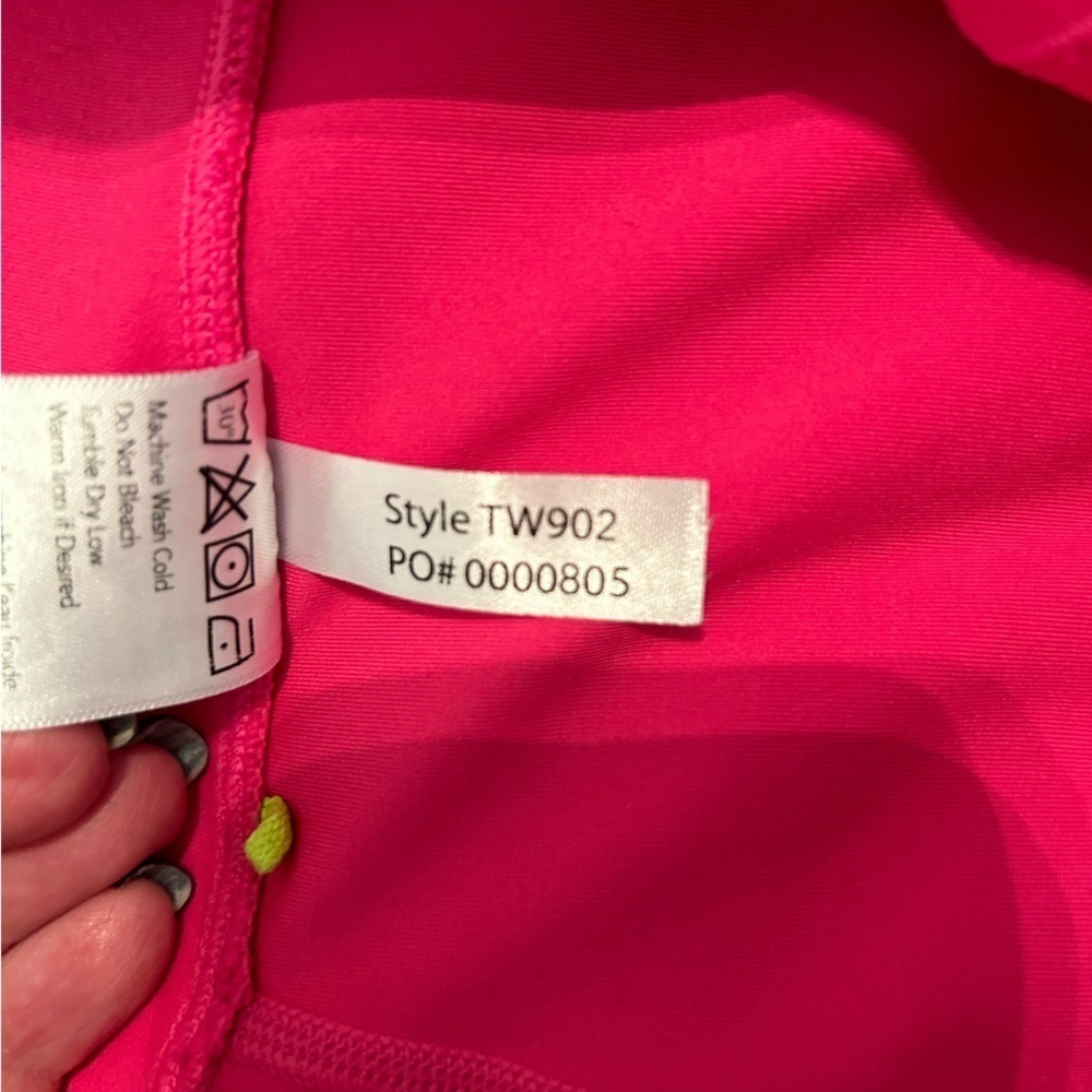 tasc Sculptive 7/8 Pocket Legging‎ Pink Size XL EUC - Picture 7 of 16